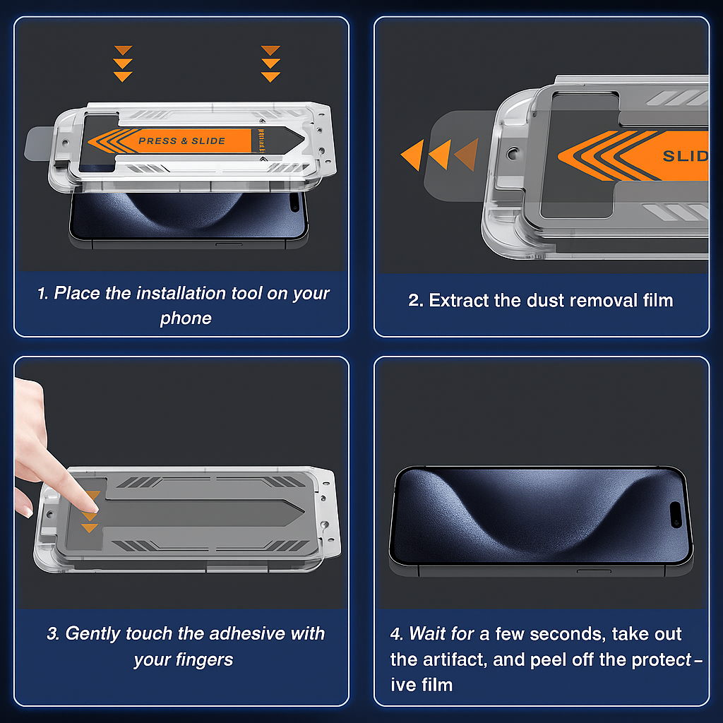 NexoShield Pro Ultimate iPhone Screen Protection Kit